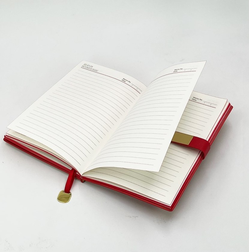 D8 Branded A5 PU Leather Office Notebook Diary